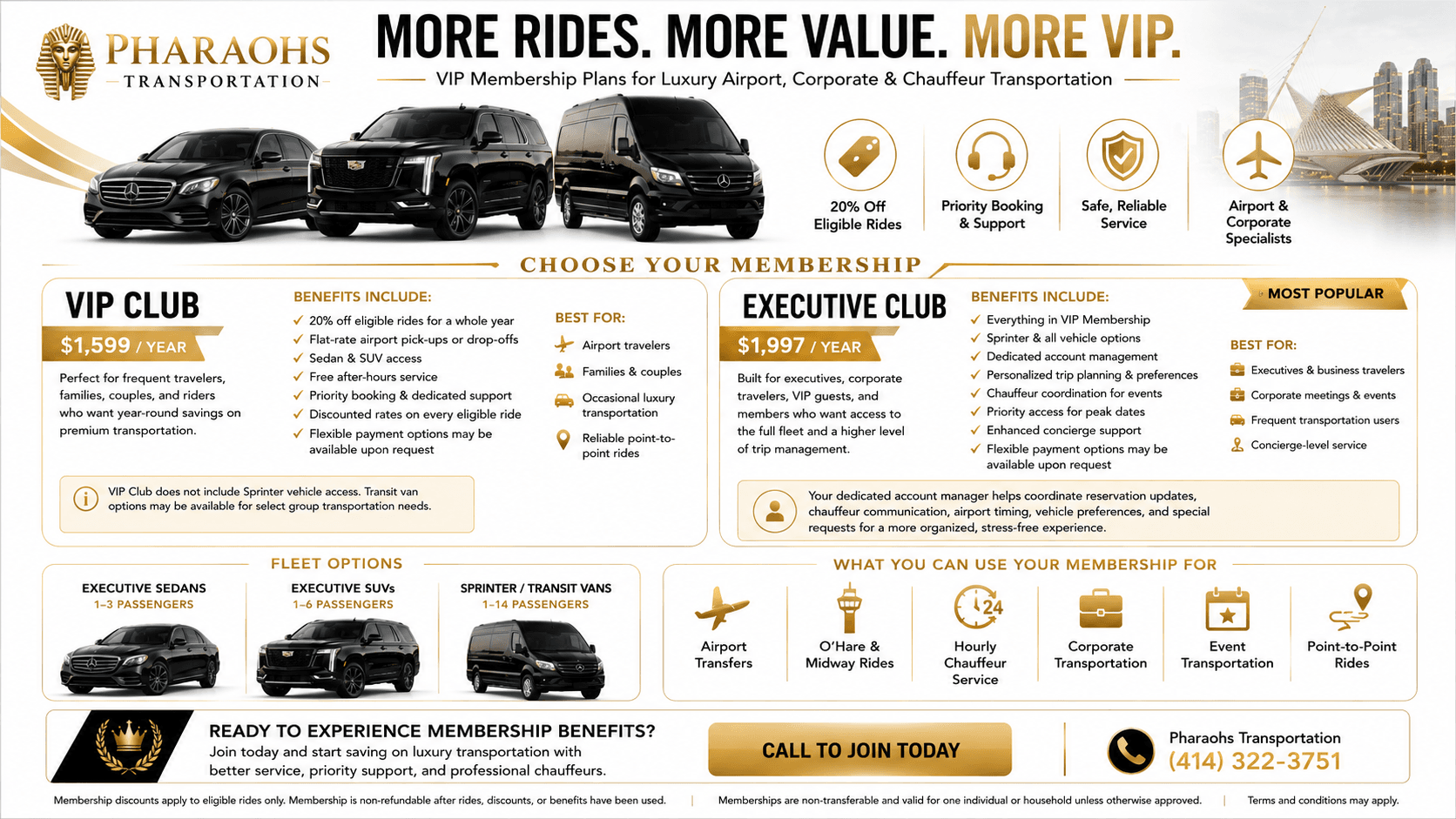 Pharaohs VIP Membership